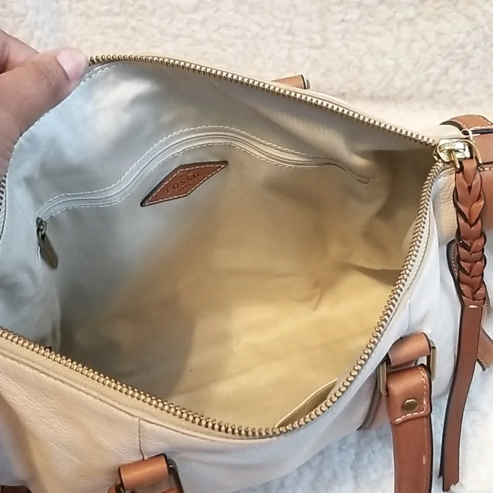 RARE Fossil Kendall Satchel Y2K High Quality Leather Bag